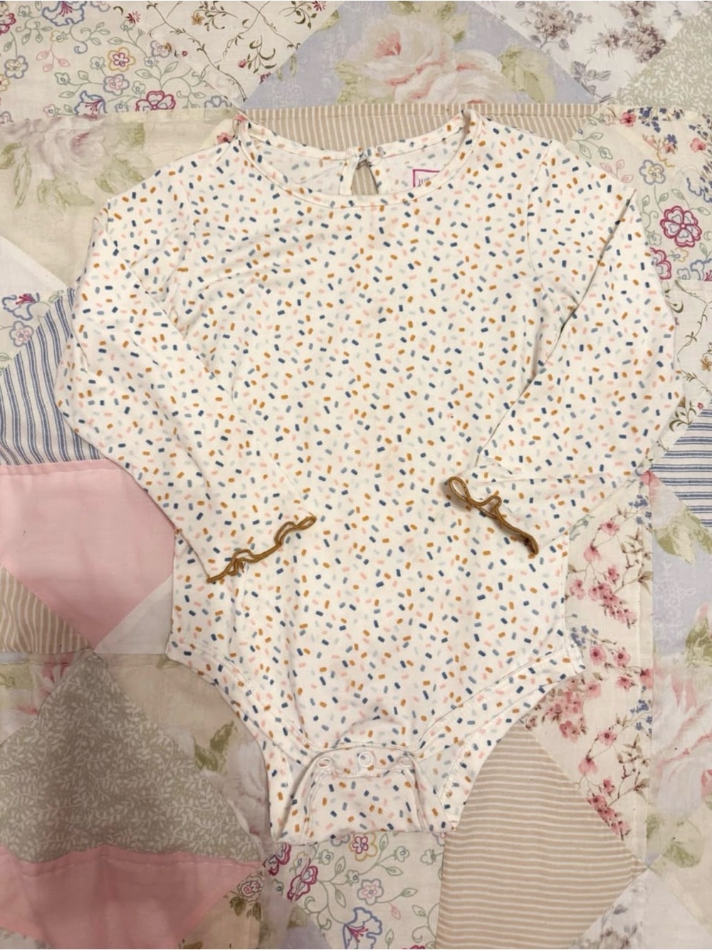 NWOT JUST LIZZY Girls One Piece, Sprinkles 24m